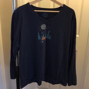 Life Is Good XXL long sleeve camper simplicity